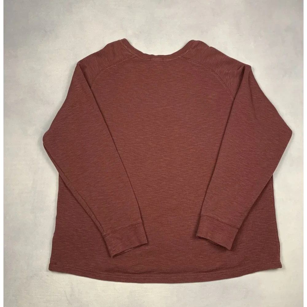Banana Republic Sweater Mens XXL Red Cotton Blend Crewneck Casual Pullover‎